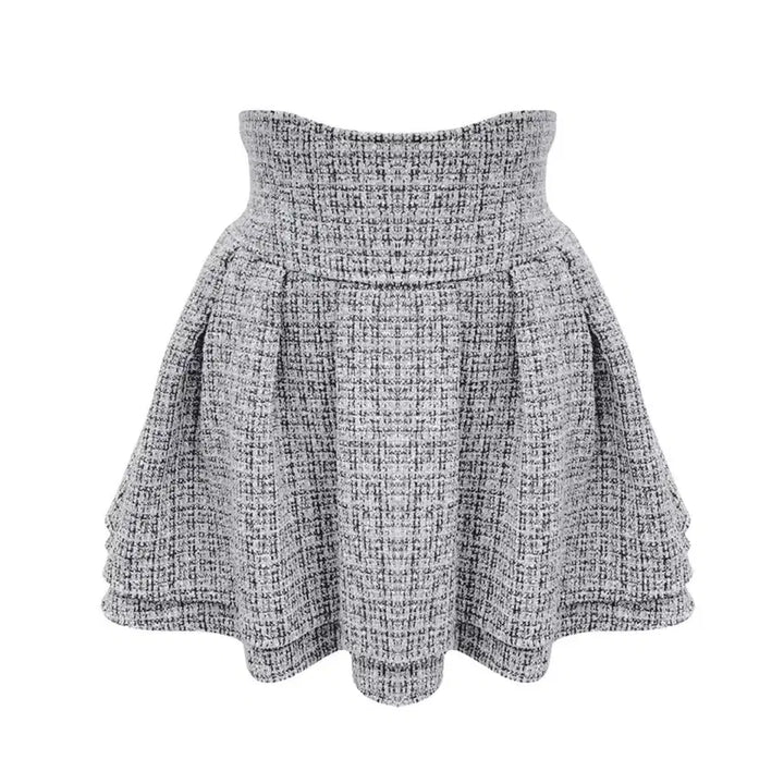 [BUNJANG] Michel Macaron Lame Tweed Mini Skirt / 미셸마카롱 라메 트위드 미각 스커트 치도리 일브스나걸리양지뢰양산형