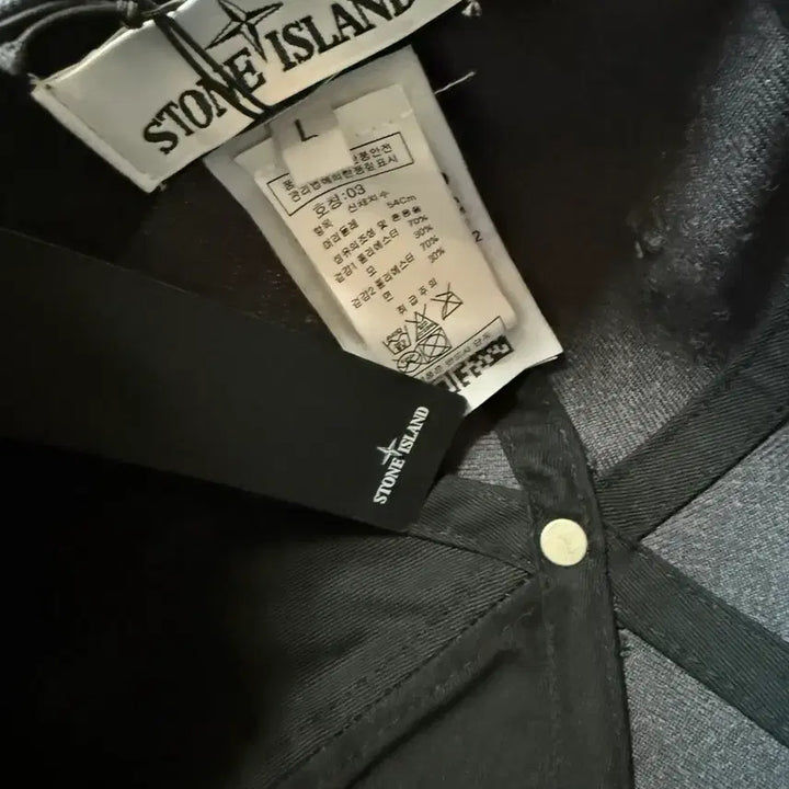 [BUNJANG] Stone Island Wool Blend Compass Logo Baseball Cap / (새제품) 스톤아일랜드 울 블렌드 자수 베이스볼 캡
