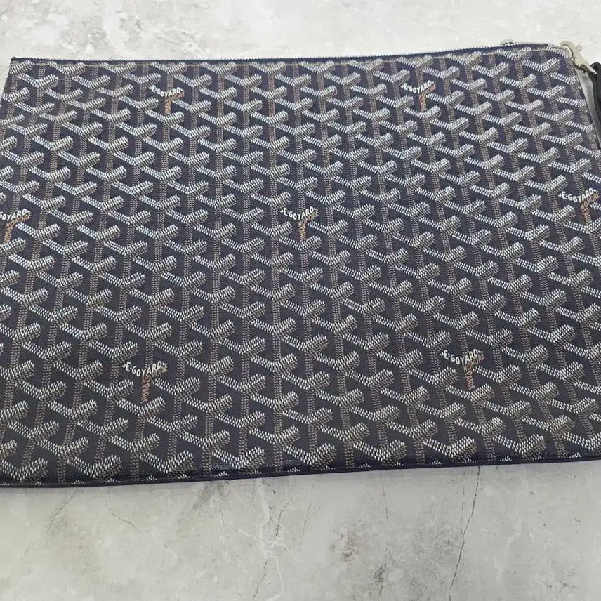 [BUNJANG] Goyard Blue Marine Clutch Bag GM / 고야드 블루 마린 클러치백 GM 판매