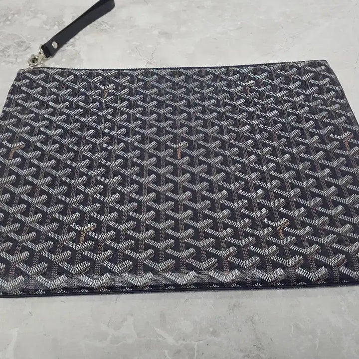 [BUNJANG] Goyard Blue Marine Clutch Bag GM / 고야드 블루 마린 클러치백 GM 판매