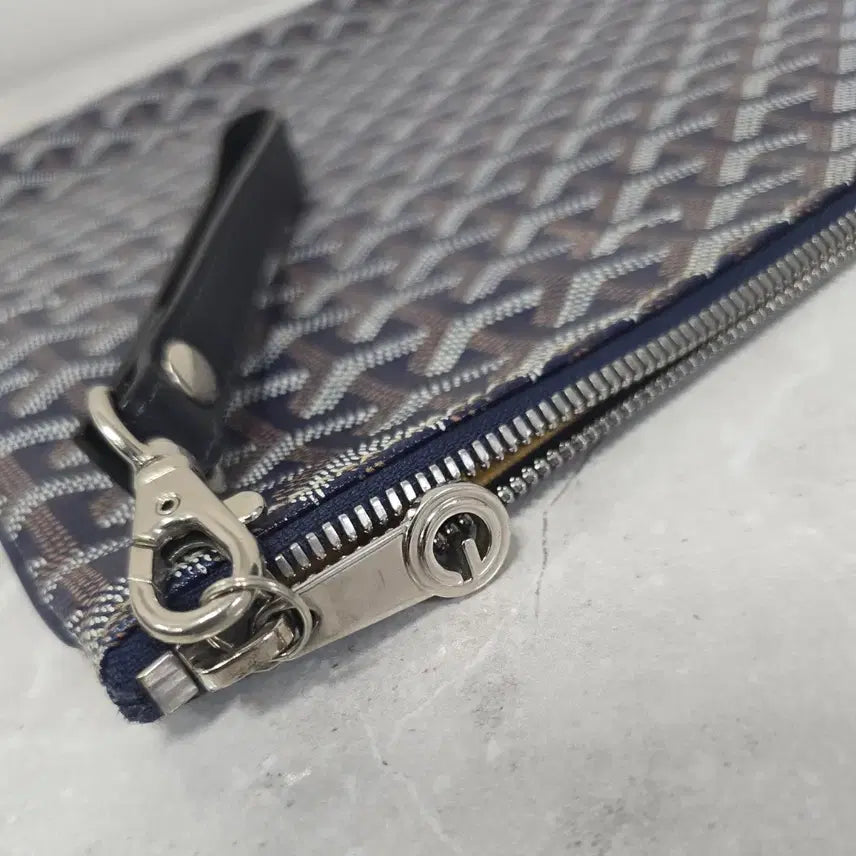 [BUNJANG] Goyard Blue Marine Clutch Bag GM / 고야드 블루 마린 클러치백 GM 판매