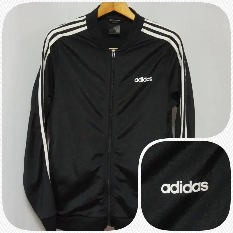 [BUNJANG] Adidas Black Jersey Training Jacket (Men&