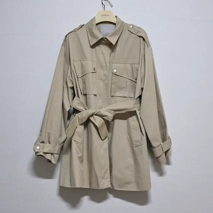[BUNJANG] Naning9 Beige Cotton Jacket / 난닝구 면 자켓