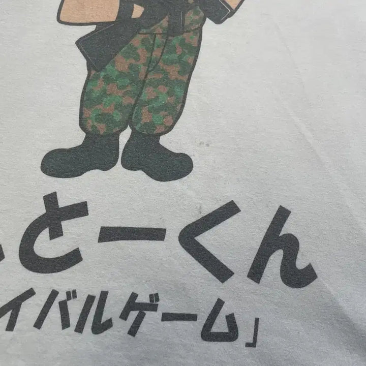 [BUNJANG] Military Sentokun Short Sleeve T-shirt / 일본 밀리터리 센토쿤 반팔티셔츠 J04157