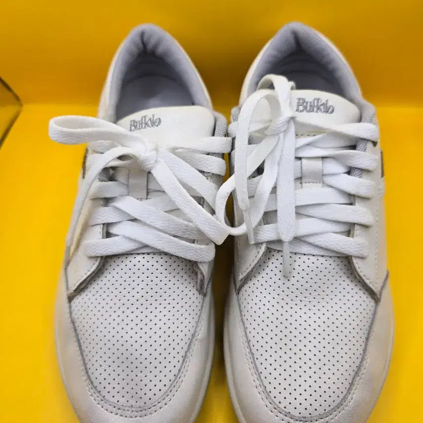 [BUNJANG] Buffalo Leather Sneakers / 버팔로 남성 가죽 운동화 250 / 굽 약 3cm