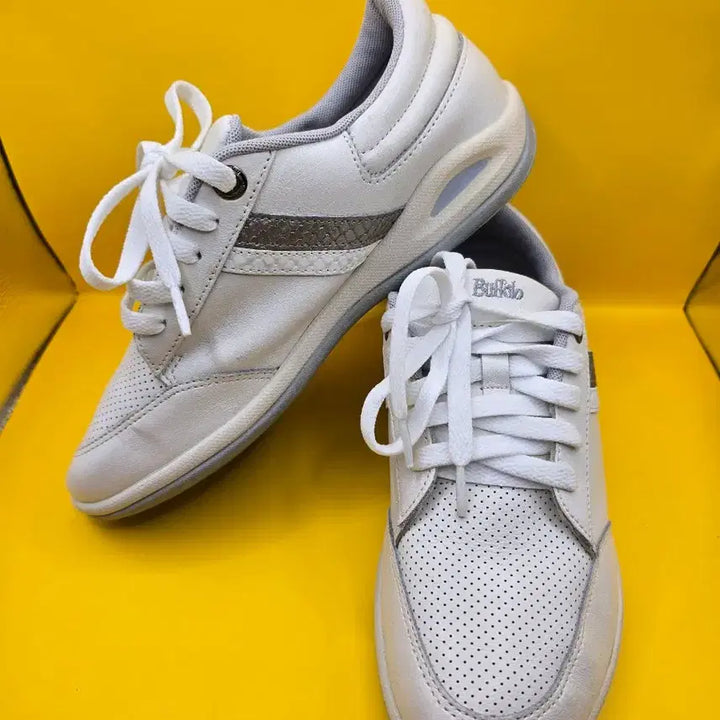 [BUNJANG] Buffalo Leather Sneakers / 버팔로 남성 가죽 운동화 250 / 굽 약 3cm