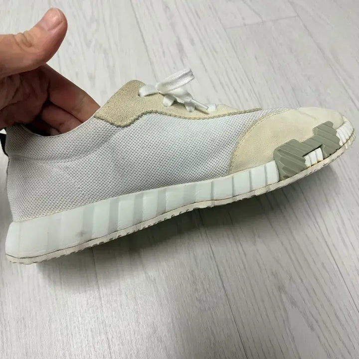 [BUNJANG] Hermes Sneakers White/Beige / 에르메스 스니커즈 화이트/베이지