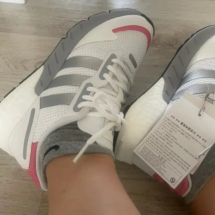 [BUNJANG] Adidas ZX 1K Boost White Pink Women&