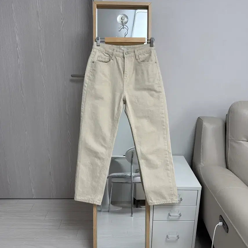 [SOLD OUT] 라이크유 아이보리 데님 팬츠