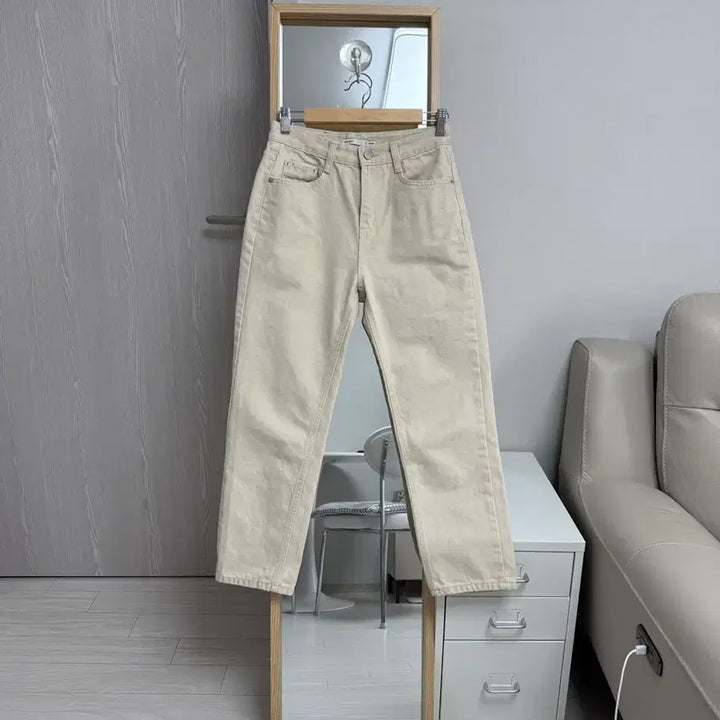 [SOLD OUT] 라이크유 아이보리 데님 팬츠