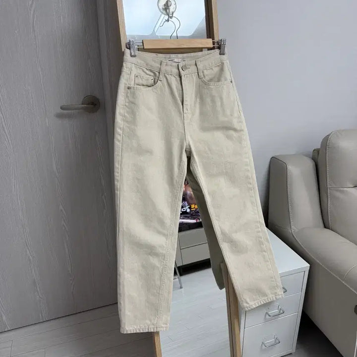 [SOLD OUT] 라이크유 아이보리 데님 팬츠