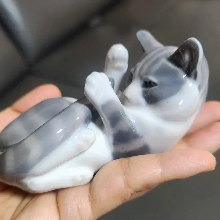 [BUNJANG] Royal Copenhagen 727 Cat Figurine / 로얄코펜하겐 고양이 피겨린 727