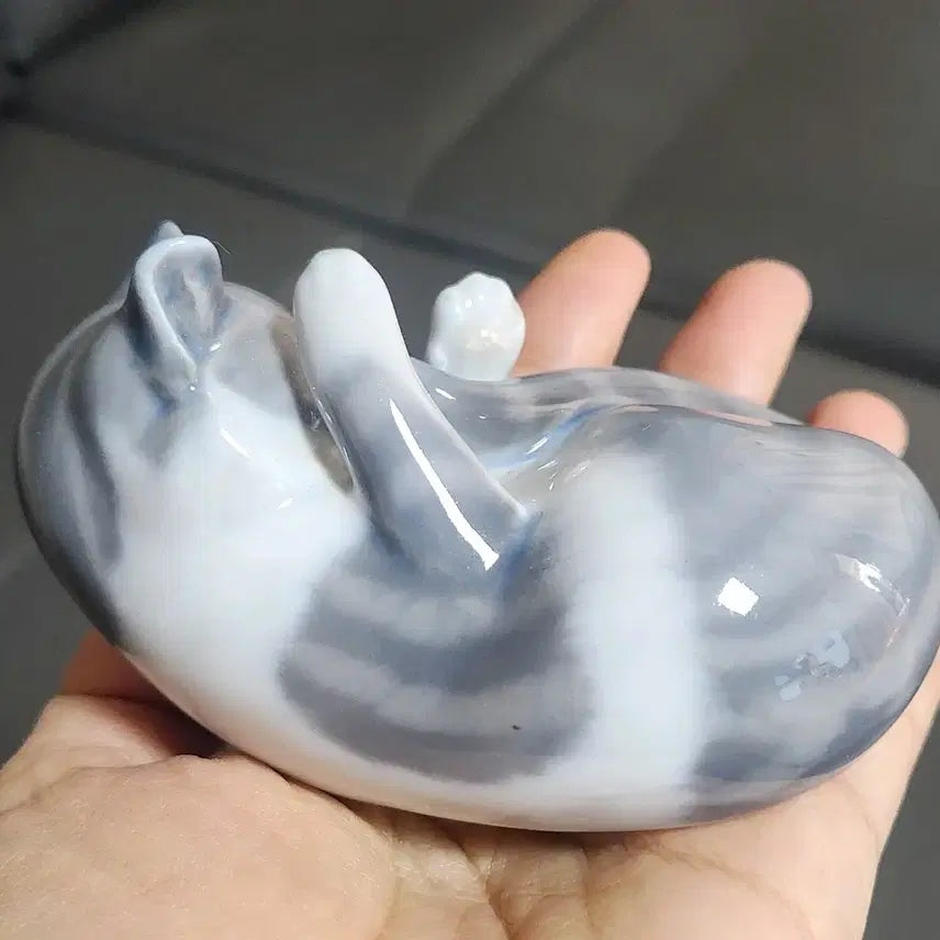 [BUNJANG] Royal Copenhagen 727 Cat Figurine / 로얄코펜하겐 고양이 피겨린 727