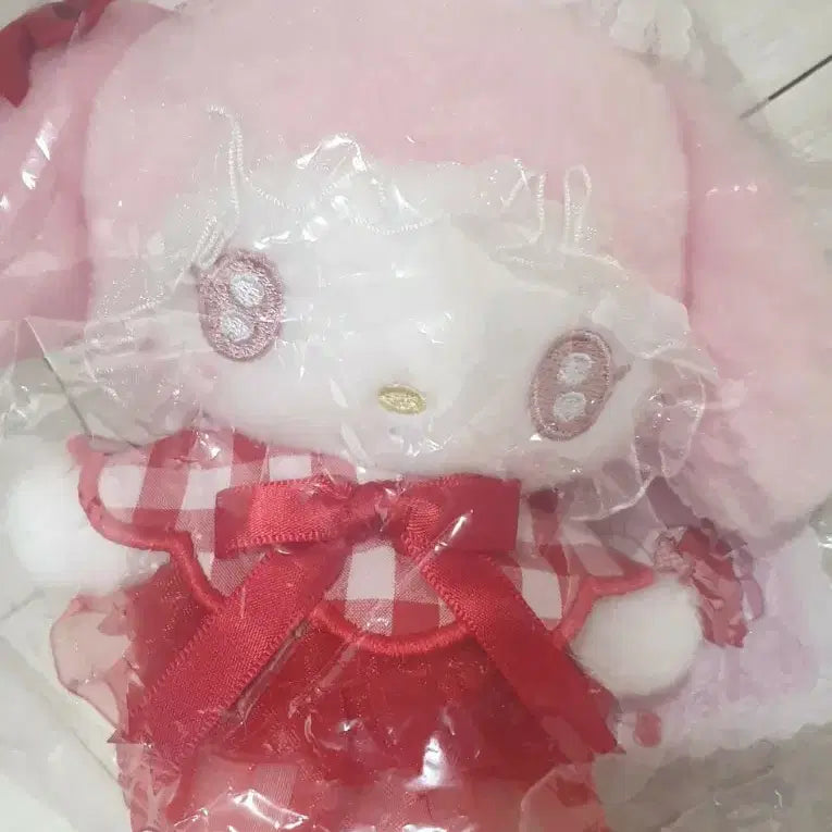 [BUNJANG] Sanrio My Melody Show By Chance Cherry Mascot Keychain Plush / 산리오 마이멜로디 마멜 쇼비도 체리 마스코트 키링 인형