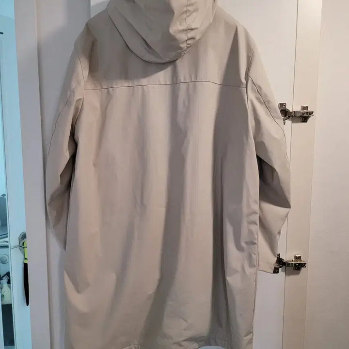 [BUNJANG] ZARA Rubberized Fleece Parka / XL 비 오는 날 찬 바람 부는 날에는 자라 러버 코팅 믹스 클리스 파카