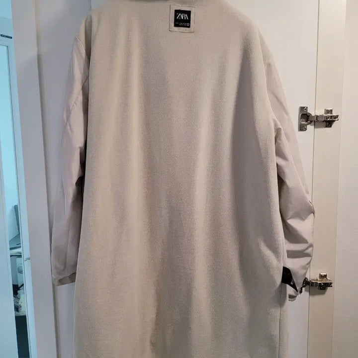 [BUNJANG] ZARA Rubberized Fleece Parka / XL 비 오는 날 찬 바람 부는 날에는 자라 러버 코팅 믹스 클리스 파카