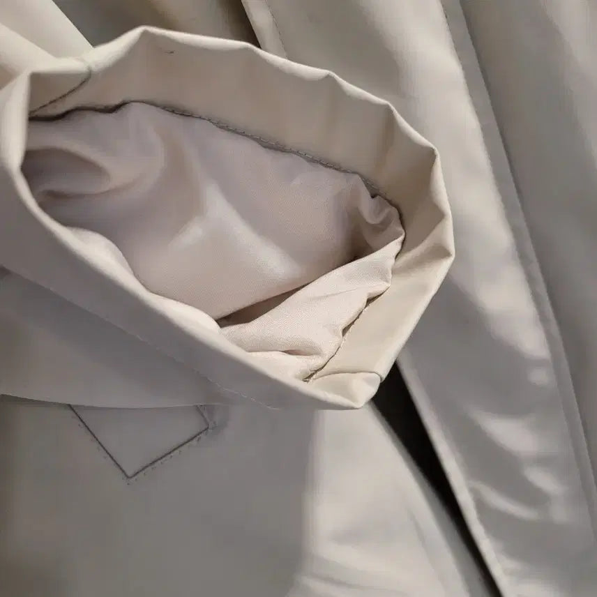 [BUNJANG] ZARA Rubberized Fleece Parka / XL 비 오는 날 찬 바람 부는 날에는 자라 러버 코팅 믹스 클리스 파카