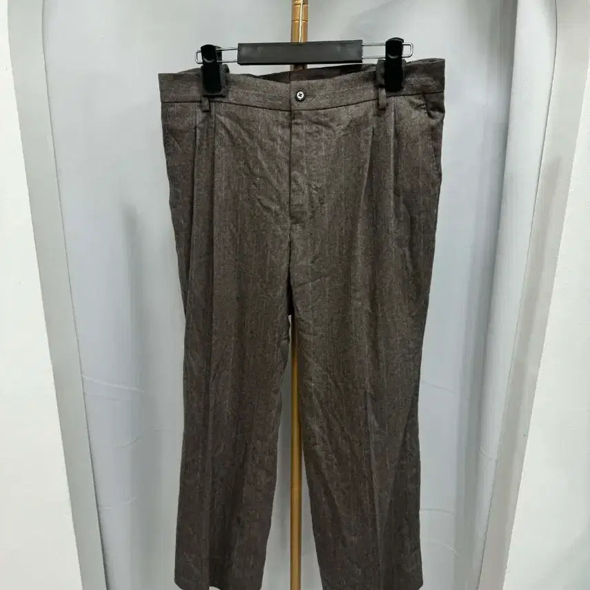 [BUNJANG] Dolce &amp; Gabbana Pinstripe Wide Pants / 백화점판 돌체앤가바나 핀스트라이프 와이드 팬츠 48사이즈