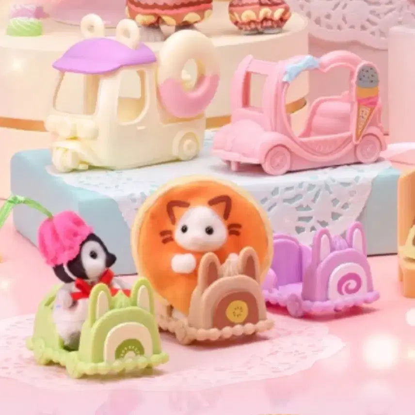 [BUNJANG] Sylvanian Families Happy Sweets Kuji Donut Car / 실바니안 해피스위츠 쿠지 도넛차 E상