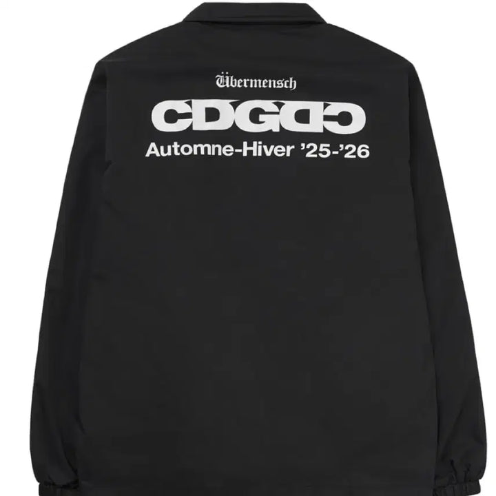 [SOLD OUT] CDG x 지드래곤 위버멘쉬 CDGDC 클래식 코치 자켓 나일론 블랙