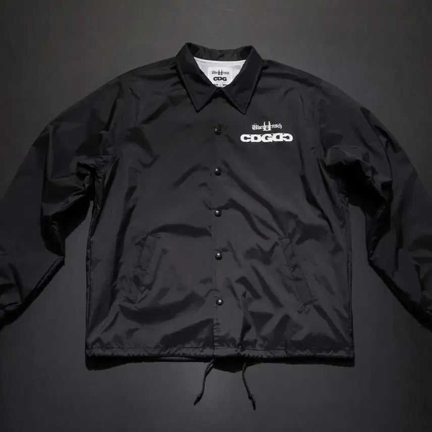 [SOLD OUT] CDG x 지드래곤 위버멘쉬 CDGDC 클래식 코치 자켓 나일론 블랙