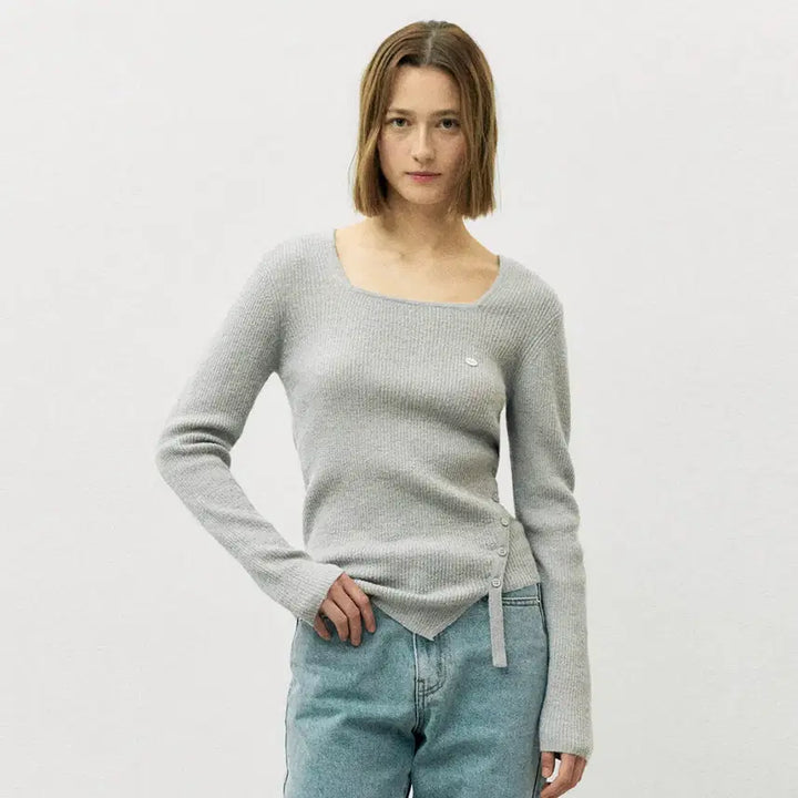[BUNJANG] Rolarola Button Knit Sweater / 로라로라(rolarola) 버튼니트 55-66 새상품