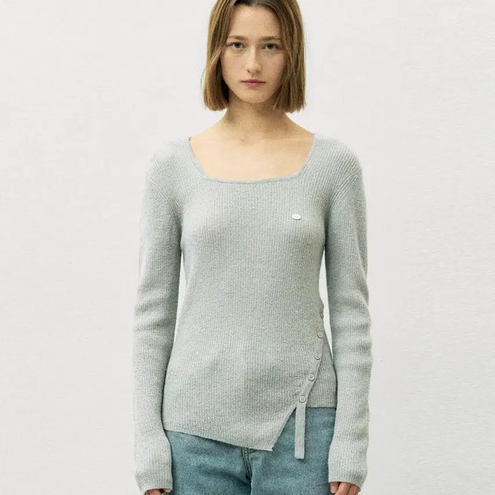 [BUNJANG] Rolarola Button Knit Sweater / 로라로라(rolarola) 버튼니트 55-66 새상품