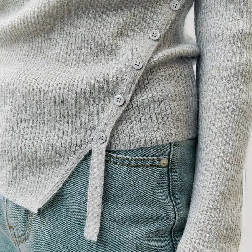 [BUNJANG] Rolarola Button Knit Sweater / 로라로라(rolarola) 버튼니트 55-66 새상품