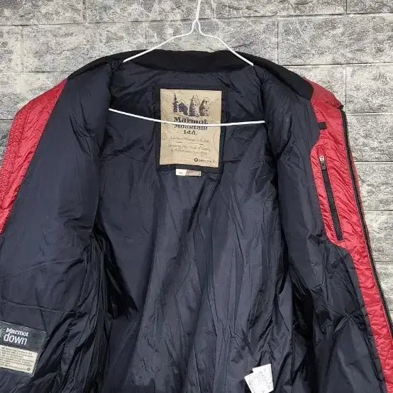 [SOLD OUT] 마모트 레드/블랙 구스경량 패딩 조끼90