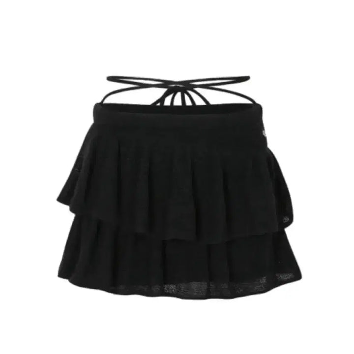 [BUNJANG] Pain or Pleasure Angela Knit Skirt Black / 페인오어플레져 안젤라 니트 스커트 블랙