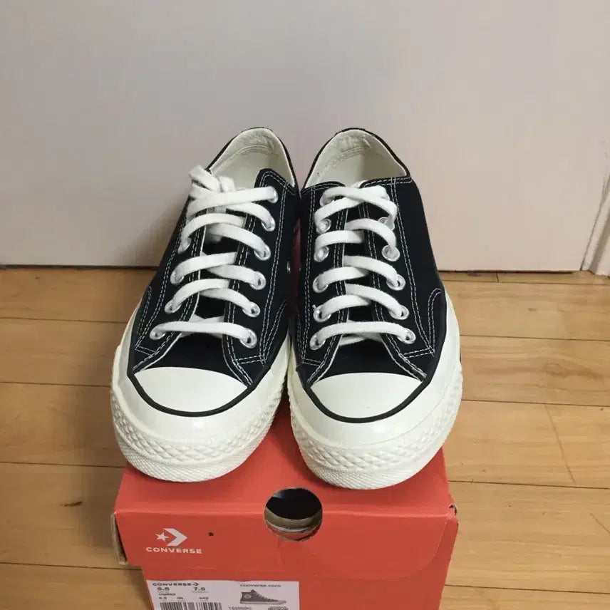 [BUNJANG] Converse Chuck Taylor 70 Black Low Top (240) / 컨버스 척테일러 70 블랙 로우 240 1회 착용