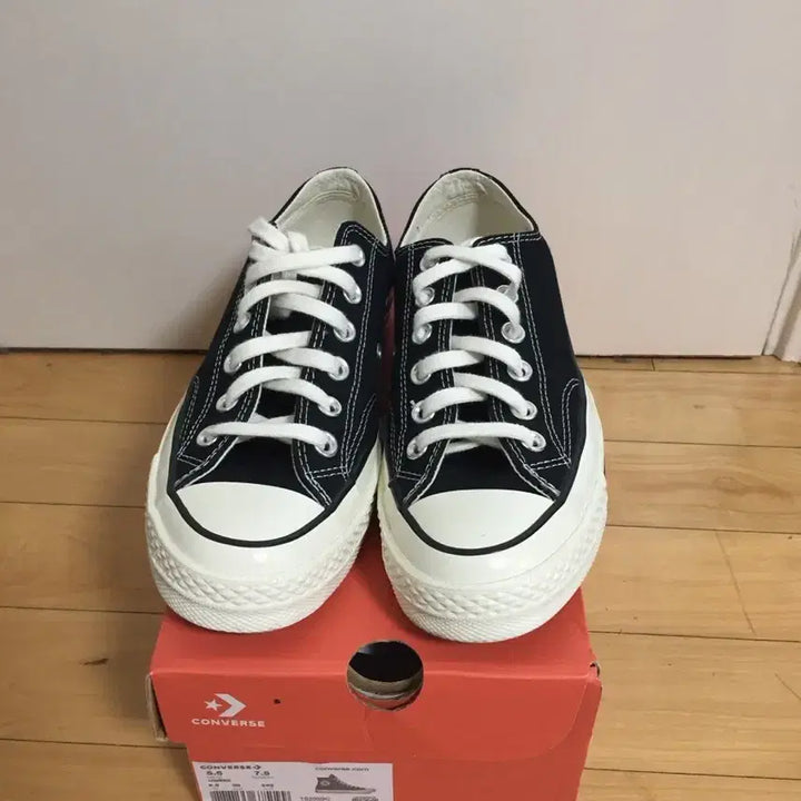 [BUNJANG] Converse Chuck Taylor 70 Black Low Top (240) / 컨버스 척테일러 70 블랙 로우 240 1회 착용