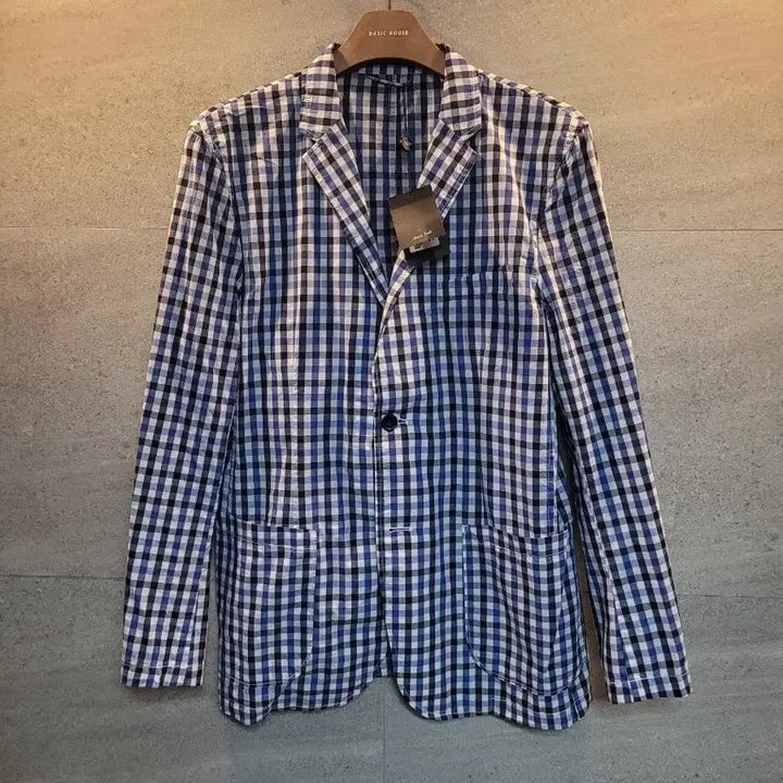 [BUNJANG] Saint Paul Luxury Check Jacket / 51만! Saint Paul. 럭셔리 자켓. 미착.