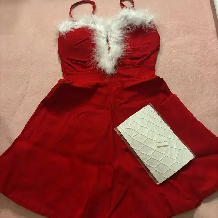 [BUNJANG] Christmas Cheongsam Costume Bundle / 크리스마스,치파오 코스튬 의상(스타킹은 덤)일괄