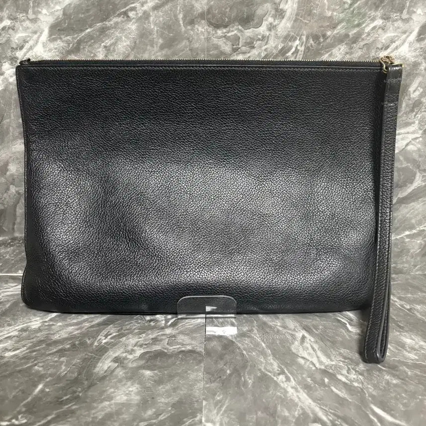 [SOLD OUT] 발렌시아가 로고 레더 가죽 클러치