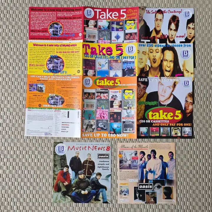[BUNJANG] Oasis Britannia Music PROMO Poster Scrap / 포스터 oasis 오아시스Britannia Music PROMO 스크랩