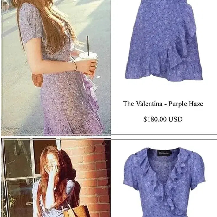 [BUNJANG] Baek Yerin Realization Valentina Mini Dress / 마지막가격) 리얼리제이션 발렌티나 원피스