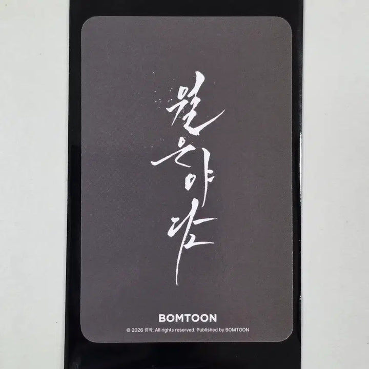 [BUNJANG] Wolleun Yadam LeBom New Year B POB Photocard / 월은야담 포토카드 포카 레봄 근하신년 B포카 특전