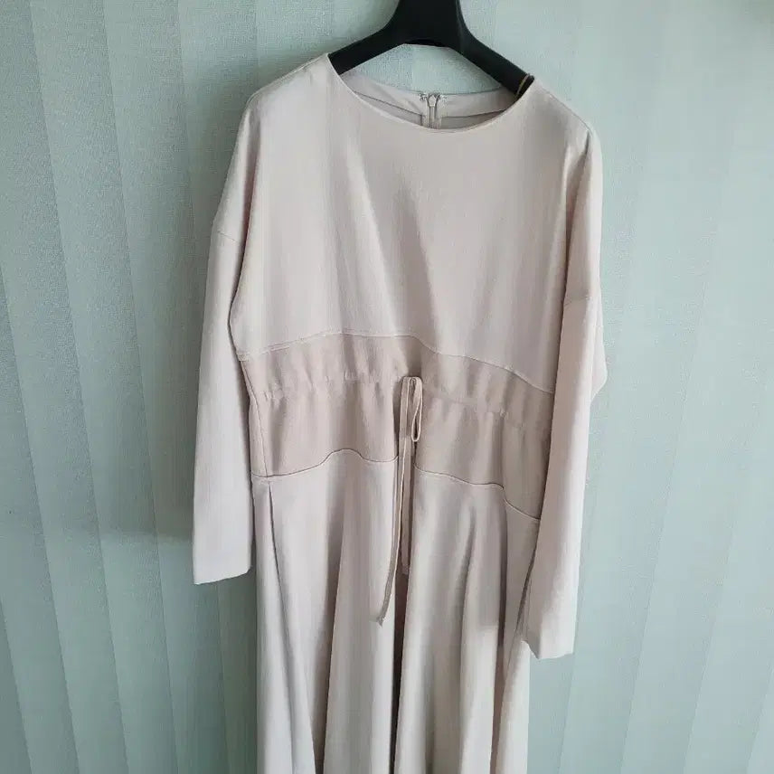 [BUNJANG] System Drawstring Long Dress (Beige) / 시스템 드로우스트링  원피스55(베이지)