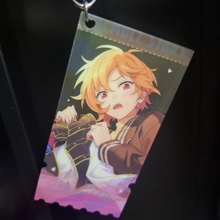 [BUNJANG] Ensemble Stars Nazuna Ticket Keyring / 앙상블스타즈 티켓 키링 나즈나 각전