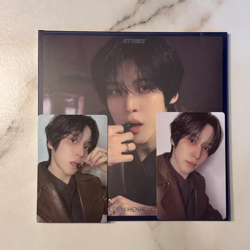 [BUNJANG] ATEEZ Yunho Golden Hour Part.1 Album Bundle Set / 에이티즈 윤호 골든아워4 체리 포카+디지팩 앨범 풀구성