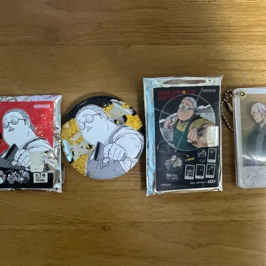 [BUNJANG] Sakaday Sakamoto Badge &amp; Acrylic Keyring / 사카데이 사카모토 굿즈 뱃지 / 아크릴 키링