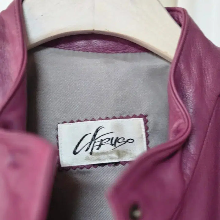 [BUNJANG] AffIrmo Magenta Lambskin Jacket / AffIrmo 마젠타 양가죽 여성 자켓