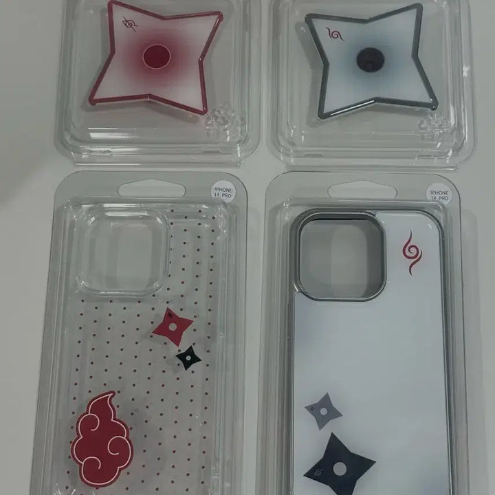 [BUNJANG] Naruto Anosa Itachi Phone Case GripTok Set for iPhone 14 Pro / 나루토 아노사 폰케이스 이타치 암부 그립톡 아이폰 14pro