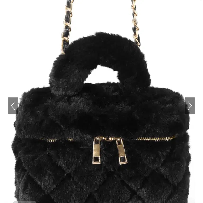 [BUNJANG] GRL Quilted Vanity Bag Shoulder Bag TR1049 / 급전 그레일 grl 퍼 퀄팅 바니티 가방 백 tr1049