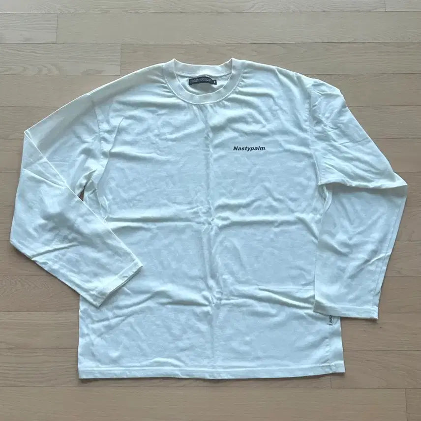 [BUNJANG] Nastypalm Long Sleeve T-Shirt White / [빈티지, 상태 좋음!,예쁨, 편함] Nastypalm 긴팔티셔츠 화이트