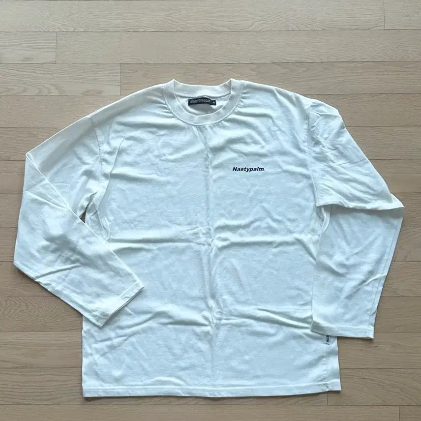[BUNJANG] Nastypalm Long Sleeve T-Shirt White / [빈티지, 상태 좋음!,예쁨, 편함] Nastypalm 긴팔티셔츠 화이트