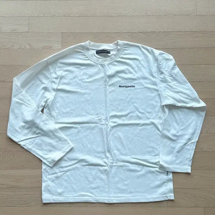 [BUNJANG] Nastypalm Long Sleeve T-Shirt White / [빈티지, 상태 좋음!,예쁨, 편함] Nastypalm 긴팔티셔츠 화이트