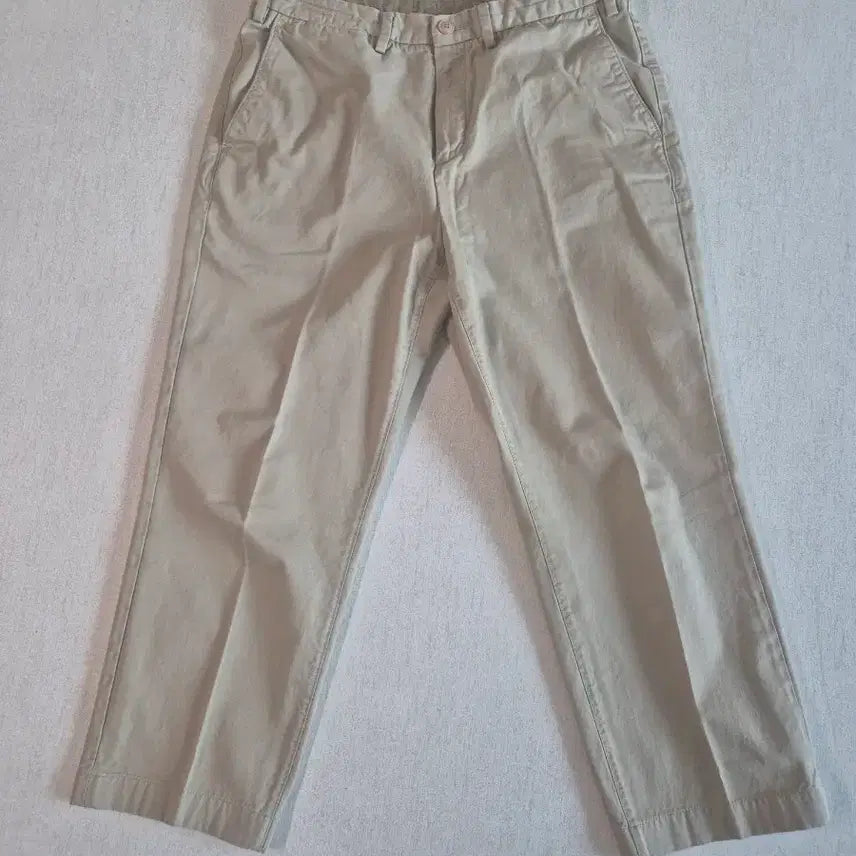 [BUNJANG] Bastong 603 Light Beige Chino Pants / 바스통 603 (라이트 베이지, 34)