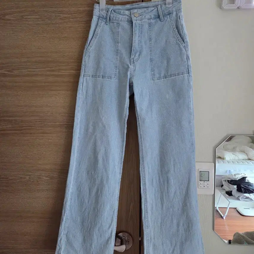 [BUNJANG] J BEAM Light Wash Straight Fit Denim Jeans / 제이빔 연청 일자핏 데님 S